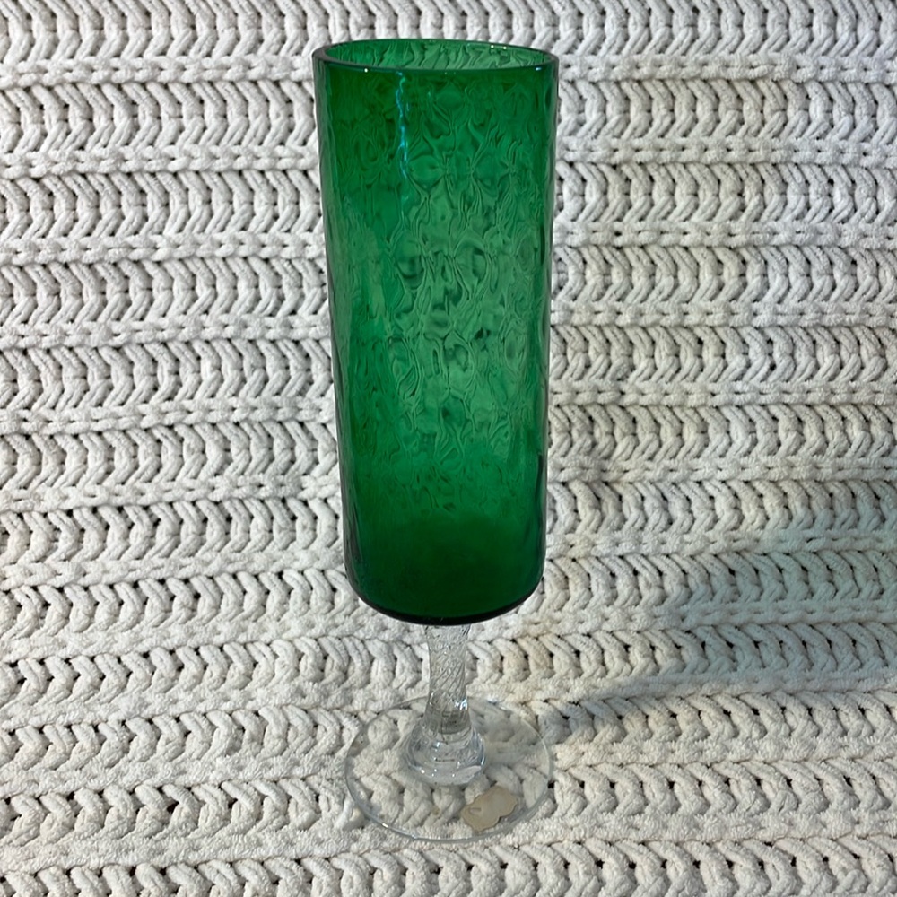 Vintage Norleans Japan Green Vase